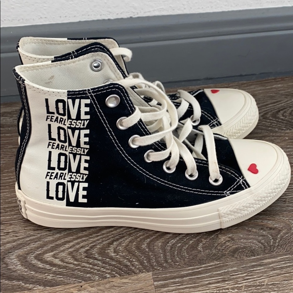 Converse all star. Black and white. High top